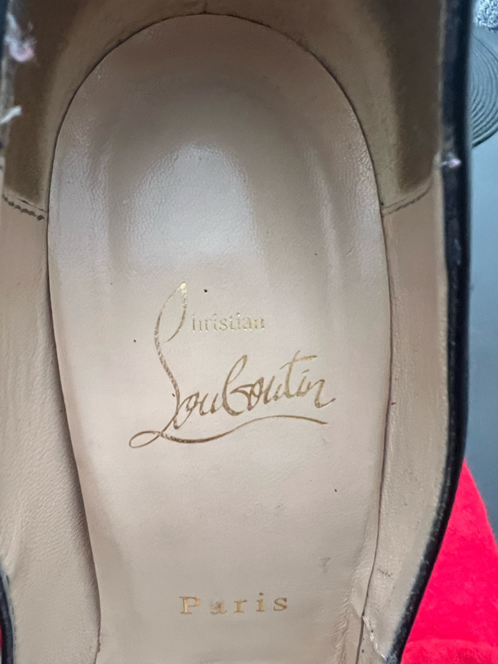 Christian Louboutin Lady Peep 150 KID Platform Heels | Black | EU 38 / US